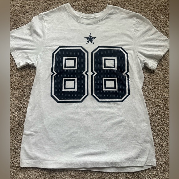 CeeDee Lamb #88 Dallas Cowboys Nike Name & Number T-Shirt White Men's Size L - Picture 3 of 4